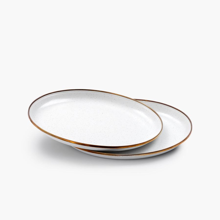 enamel deep plate set