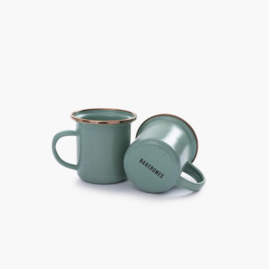 enamel espresso cup set