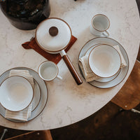 Enamel Dining Set - 16pc