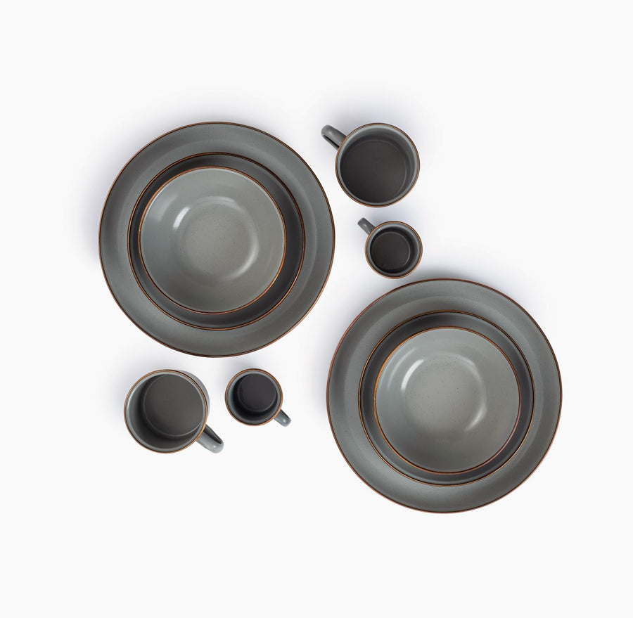 Enamelware Dining Collection - Slate Gray