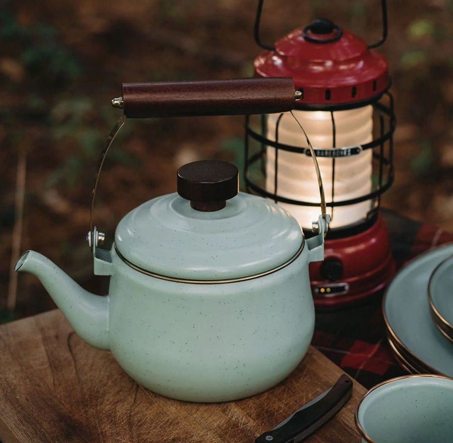 Enamel Teapot - Mint